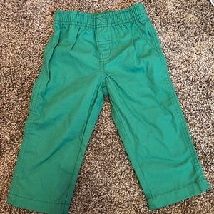 Baby boy green pants